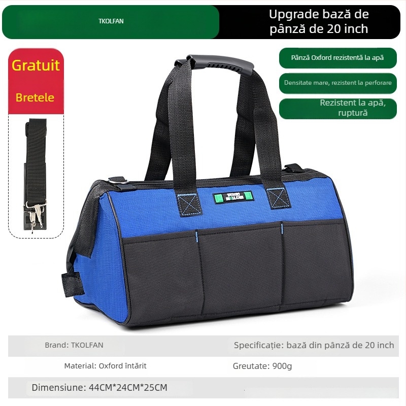 Volvan Geantă de unelte portabilă, Geantă pentru electrician, Kit hardware universal