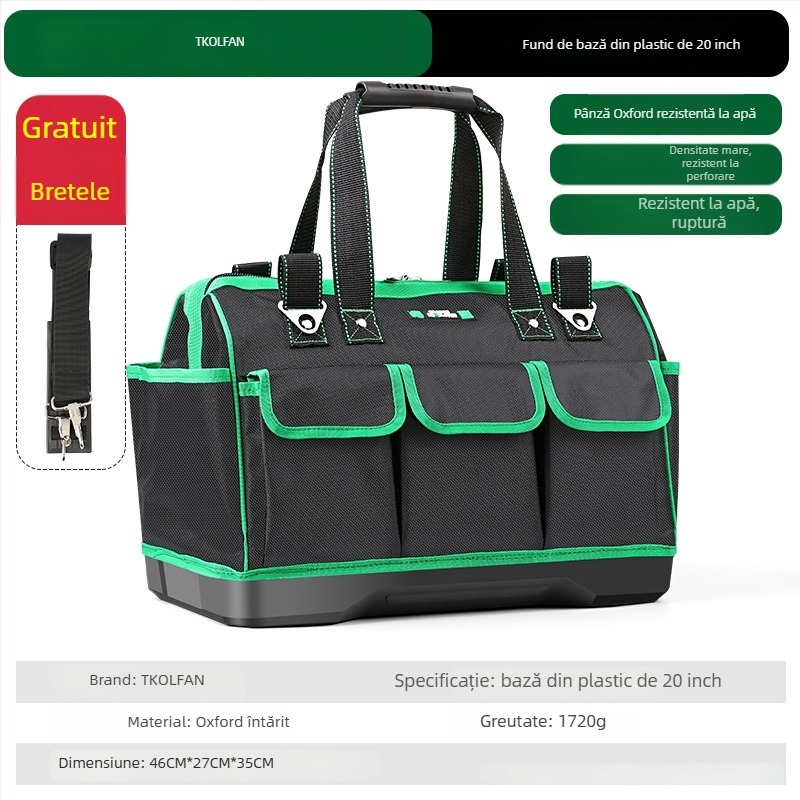 Volvan Geantă de unelte portabilă, Geantă pentru electrician, Kit hardware universal