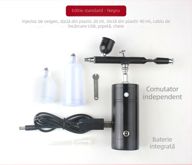 Aparat portabil cu aerograf electric și set spray pentru vopsirea modelelor Gundam