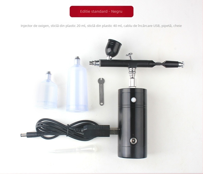 Aparat portabil cu aerograf electric și set spray pentru vopsirea modelelor Gundam