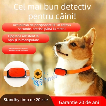 Trackere GPS pentru animale de companie cu poziționare Beidou pentru pisici, câini și oi – zgardă impermeabilă, alarme de vibrație, de întrerupere și de mișcare și perimetru; precizie GPS 15 m; IP67; baterie din polimer