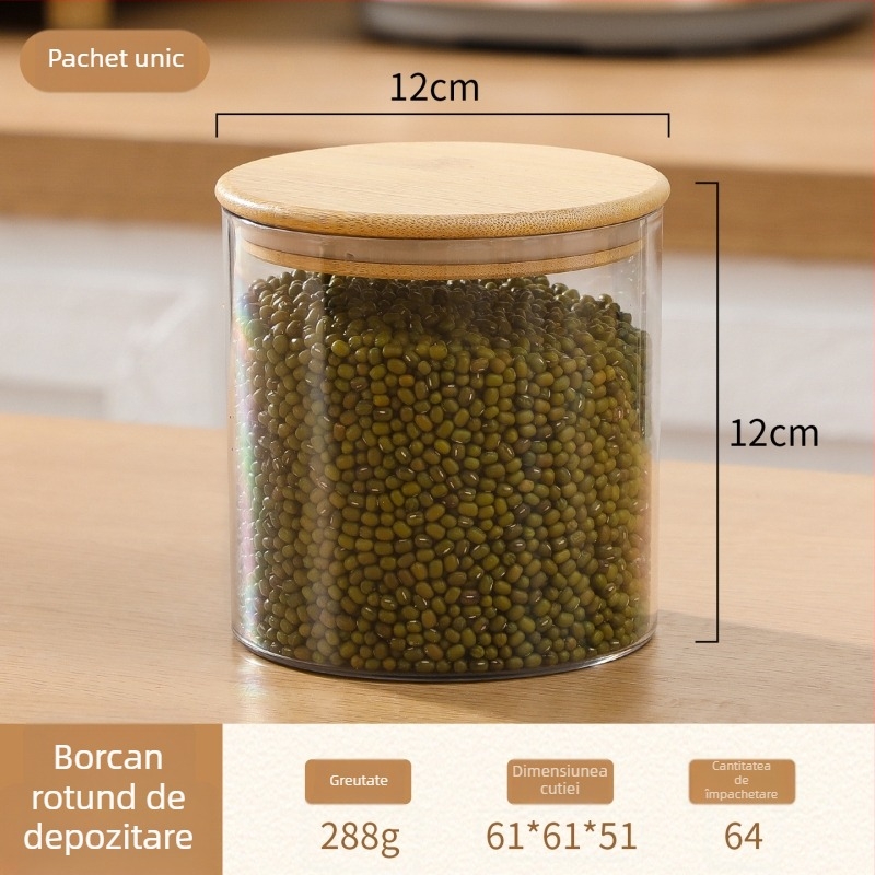 Cutie pătrată din PET pentru conservarea alimentelor, recipient transparent pentru depozitare, Fabricat în Zhejiang Jinhua, Calitate Premium