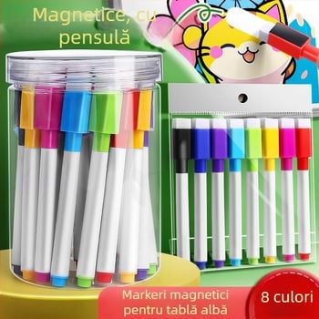 Liangzhi TZETBBB Marker pentru tablă pentru copii, pe bază de apă, 0,2 mm, plastic