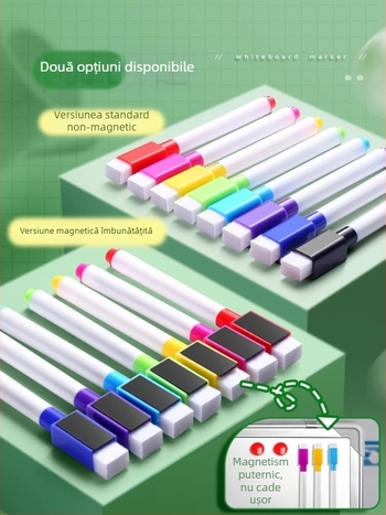 Liangzhi TZETBBB Marker pentru tablă pentru copii, pe bază de apă, 0,2 mm, plastic