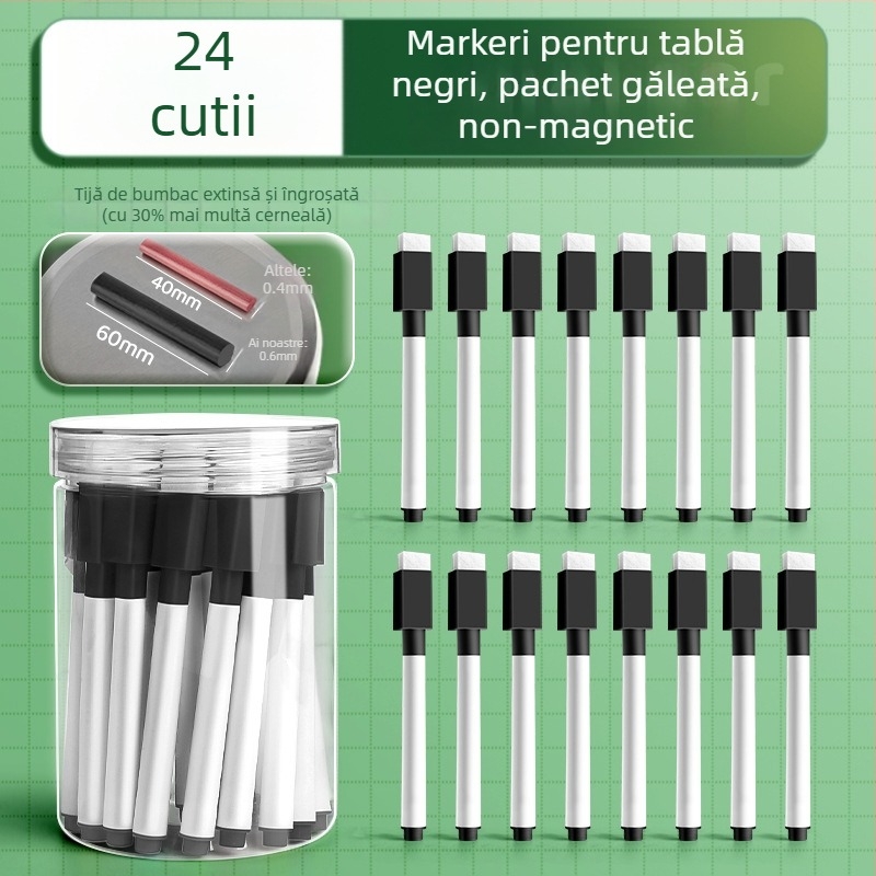 Liangzhi TZETBBB Marker pentru tablă pentru copii, pe bază de apă, 0,2 mm, plastic