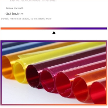 Accesorii pentru lampă – Foaie de filtre de culoare pentru iluminat de scenă, material optic de înaltă transmisie, permite obținerea diferitelor temperaturi de culoare și efecte de iluminare
