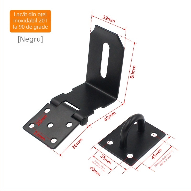 Cuplă din oțel inoxidabil pentru dulapuri și sertare — Brand Dinit, Model 141654152, Potrivit pentru comode, uși, dulapuri, ferestre, Stil: modern simplu, Material: oțel inoxidabil