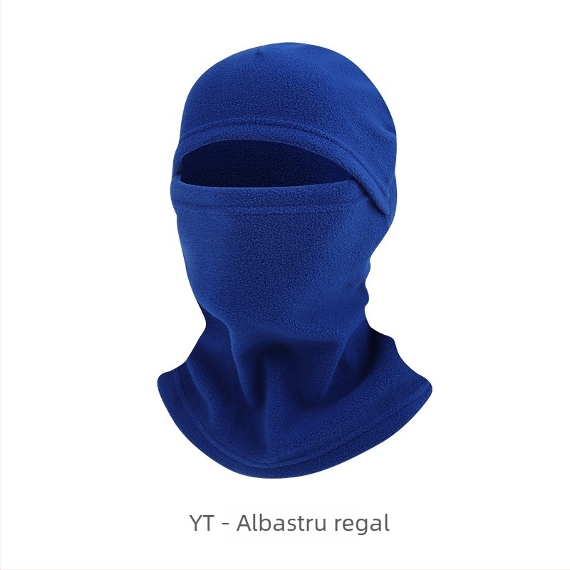 Mască de ciclism cu protecție integrată a feței și a gâtului, poliester, marca AA, unisex