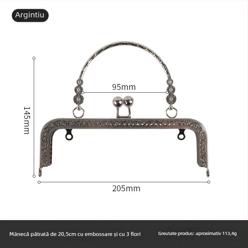 Accesorii pentru bagaje Yl din aliaj de zinc – model geometric, rezistente la cutremure