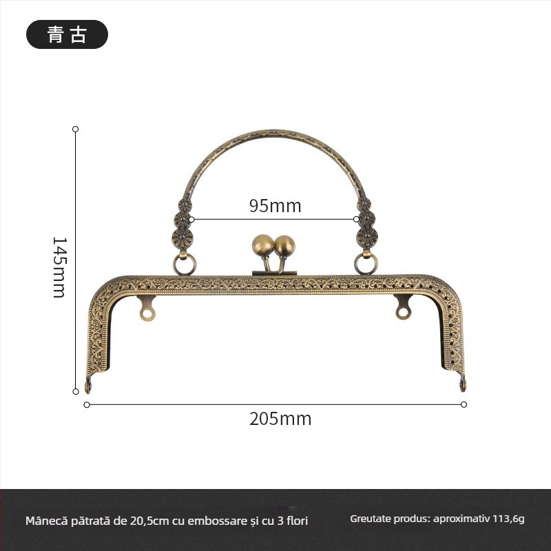 Accesorii pentru bagaje Yl din aliaj de zinc – model geometric, rezistente la cutremure
