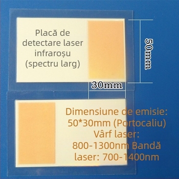 Cardă de detecție cu placă de dublare a frecvenței pentru laser infraroșu, detecție la 1550 nm, modulatoare de lumină, conversie și poziționare, card de afișaj 1064/10600