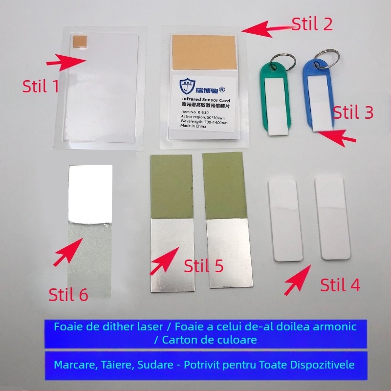 Cardă de detecție cu placă de dublare a frecvenței pentru laser infraroșu, detecție la 1550 nm, modulatoare de lumină, conversie și poziționare, card de afișaj 1064/10600