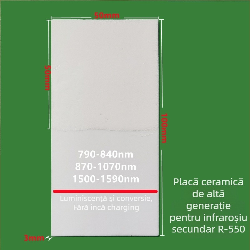 Cardă de detecție cu placă de dublare a frecvenței pentru laser infraroșu, detecție la 1550 nm, modulatoare de lumină, conversie și poziționare, card de afișaj 1064/10600