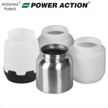 Set de accesorii pentru pistolul electric de pulverizare, recipient de udare din oțel inoxidabil