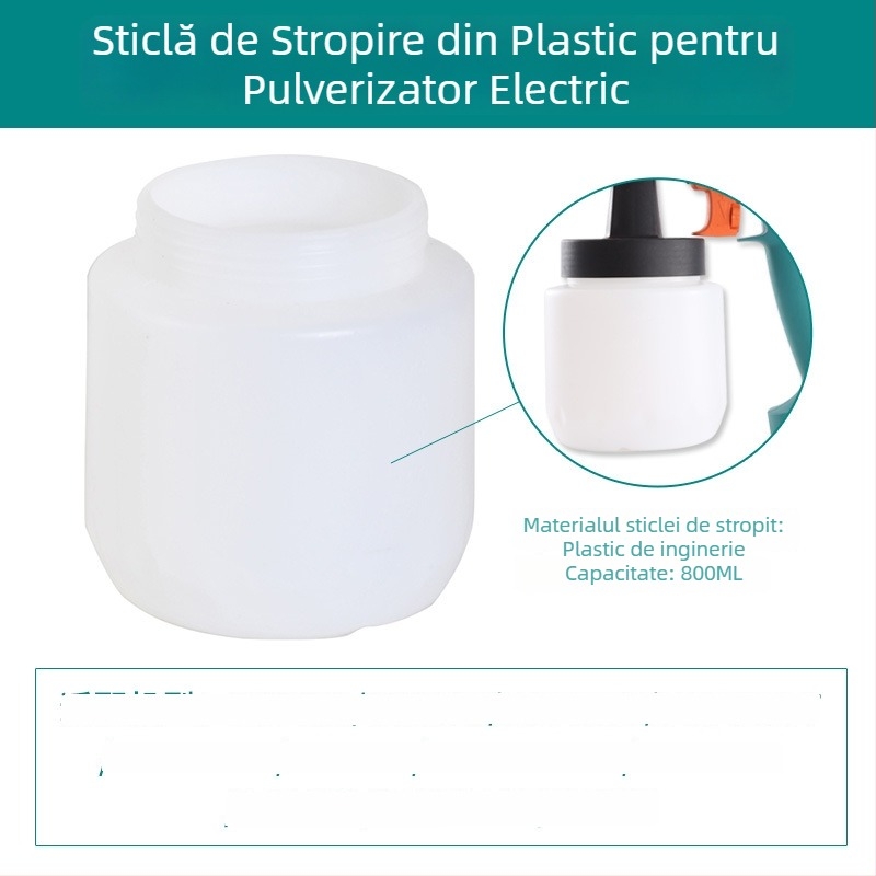 Set de accesorii pentru pistolul electric de pulverizare, recipient de udare din oțel inoxidabil