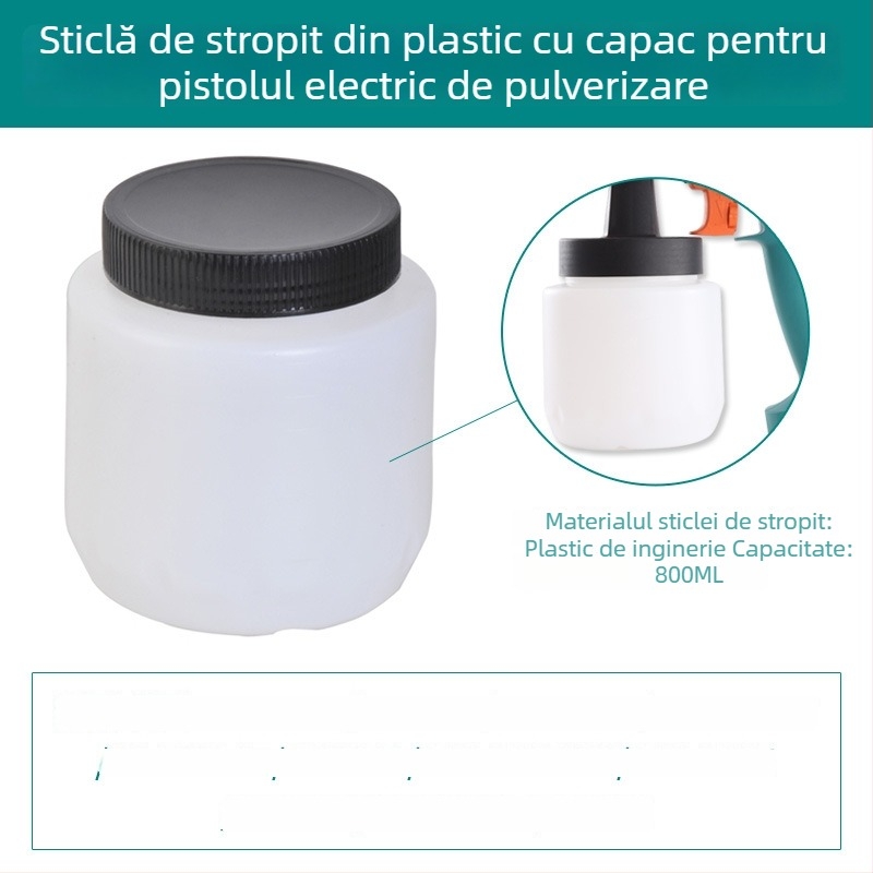 Set de accesorii pentru pistolul electric de pulverizare, recipient de udare din oțel inoxidabil