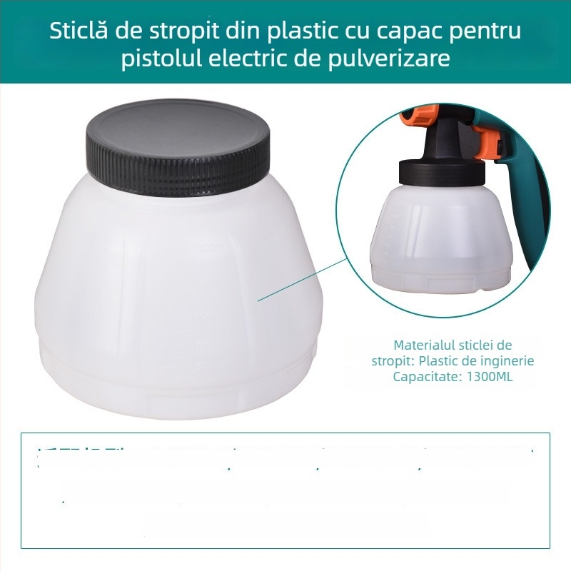 Set de accesorii pentru pistolul electric de pulverizare, recipient de udare din oțel inoxidabil