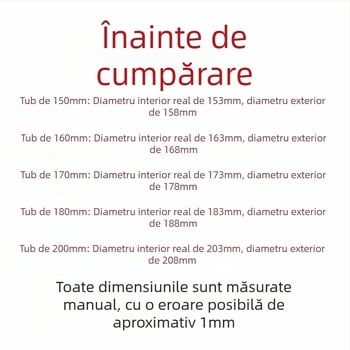 Țeavă de evacuare pentru hota de bucătărie – furtun din folie de aluminiu, universal, ieșire aer (Model: Other; Instalare: consultați serviciul pentru clienți; Dimensiuni: consultați; Greutate netă: consultați)