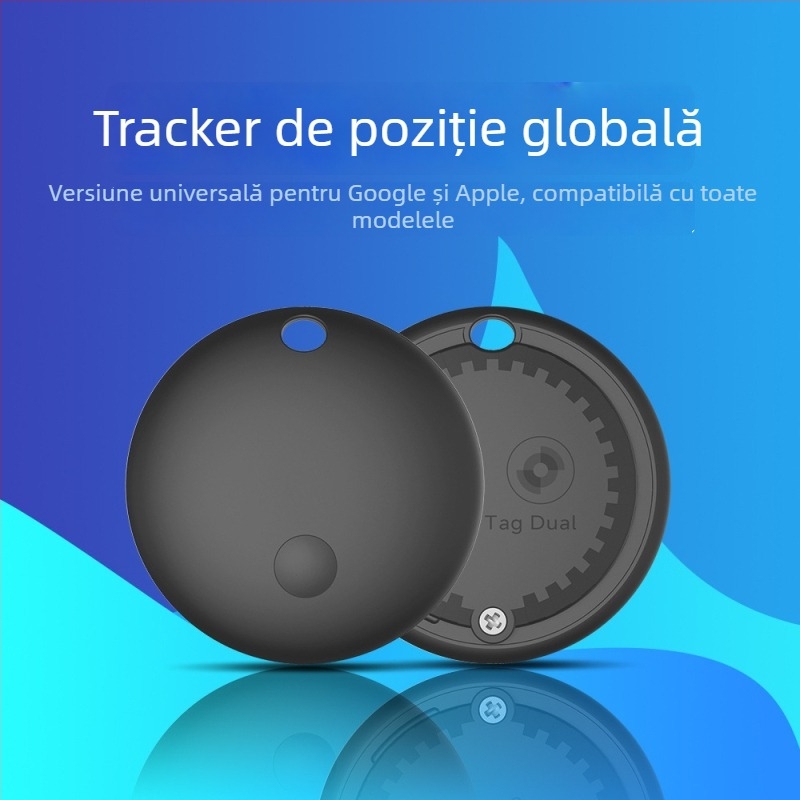 Trackere de obiecte pentru iOS și Android cu sistem dual, locator universal (Baterie 220 mAh; Distanță wireless 20 m; Greutate 7 g; Material PC)