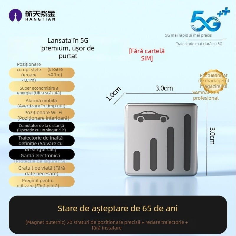 Localizator GPS pentru vehicule, protecție împotriva pierderii și furtului, dispozitiv de urmărire și înregistrare