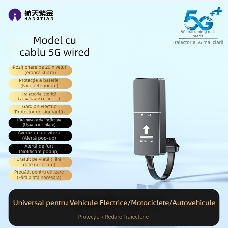 Localizator GPS pentru vehicule, protecție împotriva pierderii și furtului, dispozitiv de urmărire și înregistrare