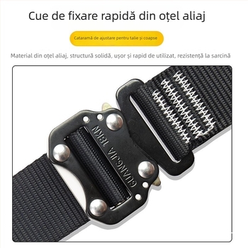 Guangjia centură de siguranță pentru întregul corp, cu cinci puncte, cu cârlig dublu – frânghie de siguranță 1,8 m, sarcină de 100 kg, pentru lucru la înălțime