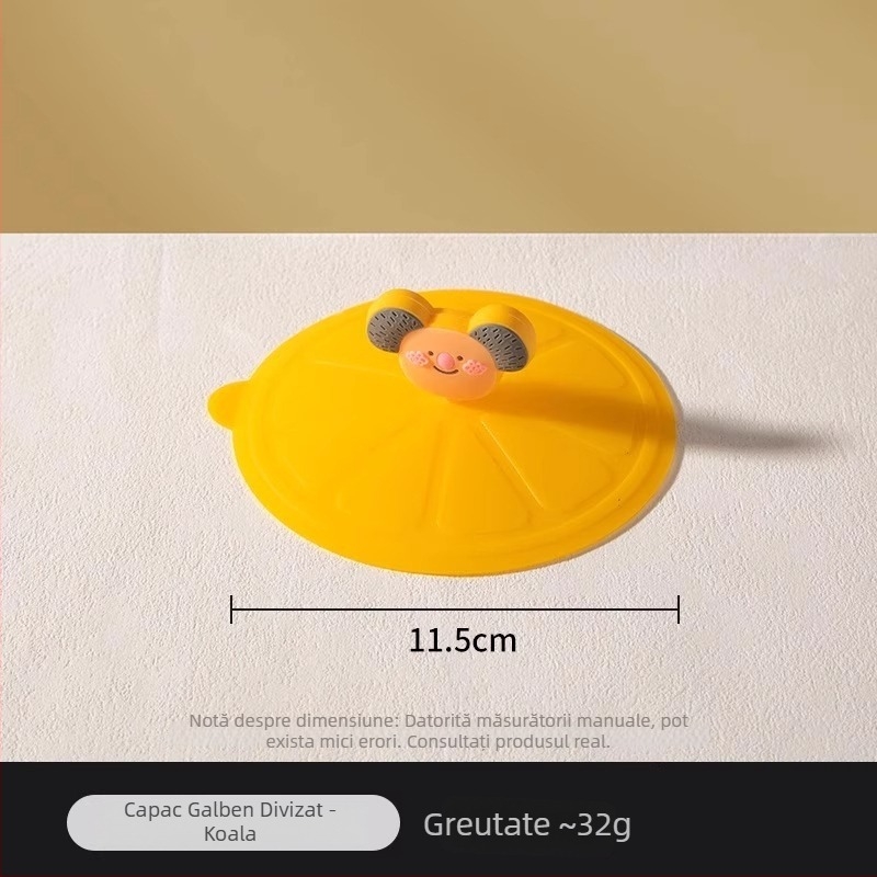 Capac universal din silicon pentru pahare, de calitate alimentară, rezistent la temperaturi înalte, etanș pentru sticlă, cești și borcane