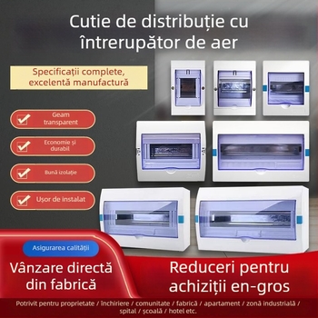 Cutie plastică de distribuție a circuitelor PZ30, impermeabilă, pentru montaj pe suprafață sau încastrat, protecție la scurgeri