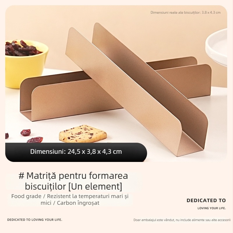 Formă pentru biscuiți în formă U cu cranberry, îngroșată, antiaderentă, din oțel cu carbon