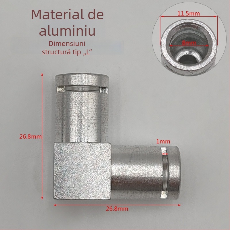Conector pentru conducta de apă a mașinii de cafea, cu racord în formă de T cu două prize, etanș, pentru utilizare electrică