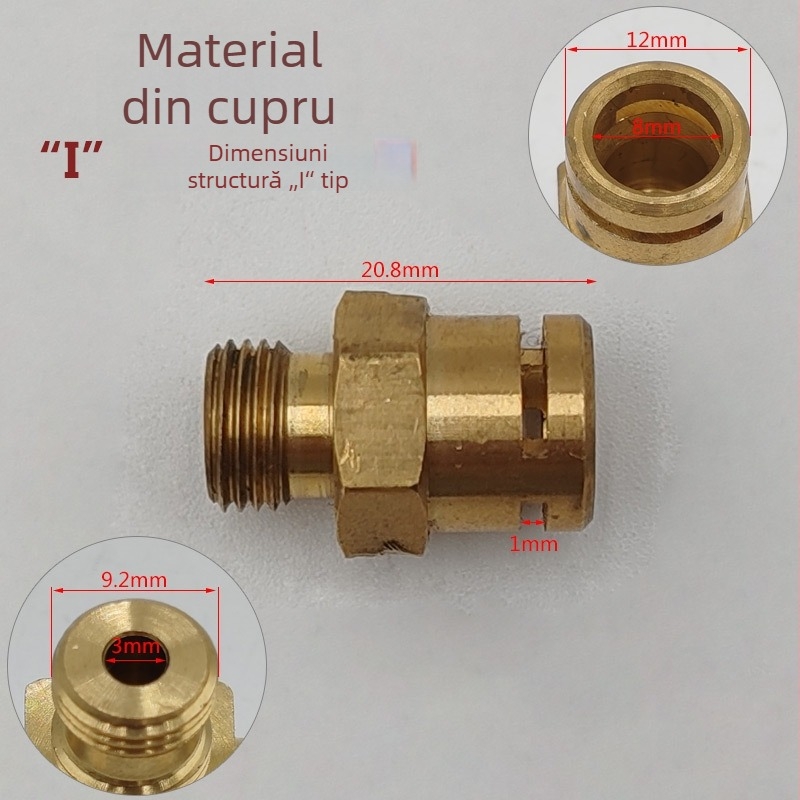 Conector pentru conducta de apă a mașinii de cafea, cu racord în formă de T cu două prize, etanș, pentru utilizare electrică