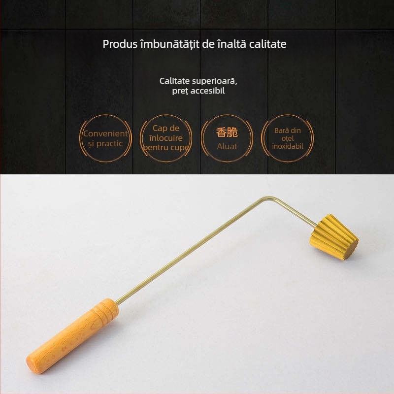 Formă pentru prăjituri din oțel inoxidabil, cu formă neregulată și mică cupă încorporată, pentru coacere de patiserie și tarte cu ou