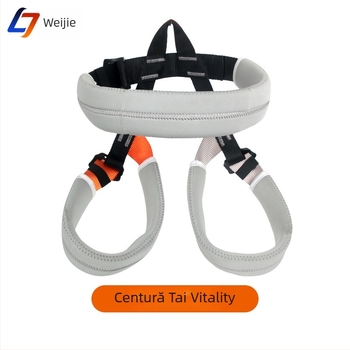 Set de yoga cu curea de susținere a taliei, disc fix, roată universală, carabinieră și frânghie elastică de siguranță