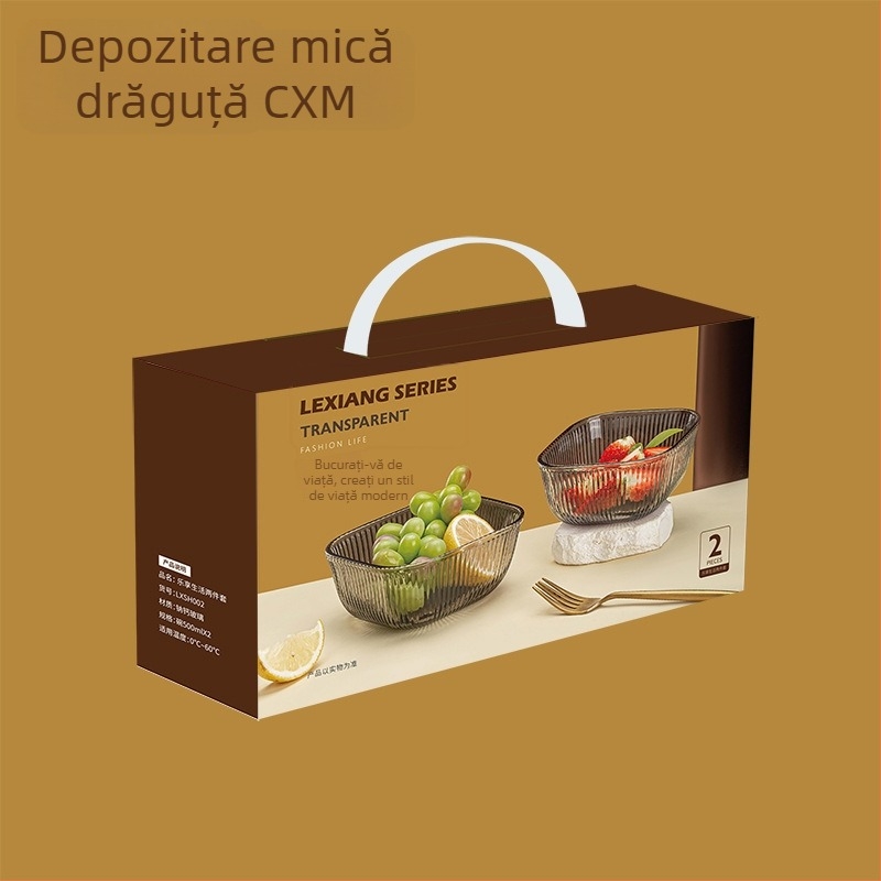 Vas de sticlă — set din două piese, model cu dungi, suprafață electroplacată, stil lux ușor retro