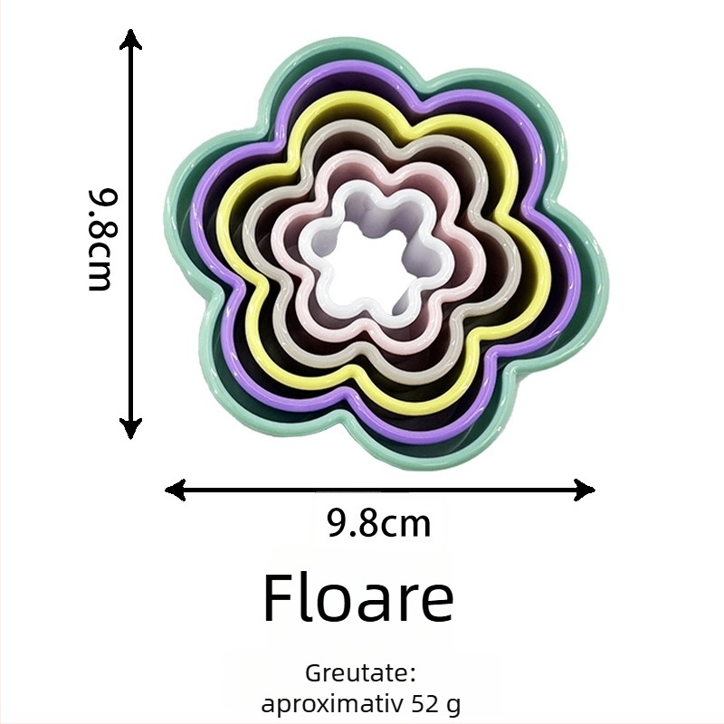 Formă de copt din ABS cu formă neregulată; ambalaj PP; lansată în 2023.
