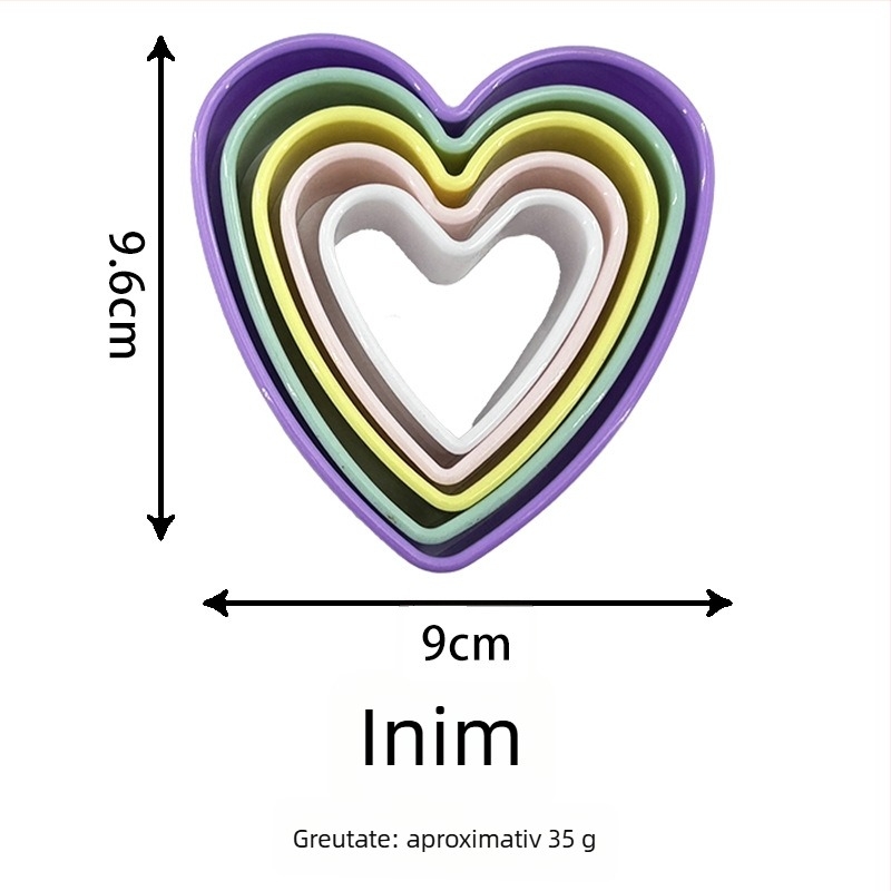 Formă de copt din ABS cu formă neregulată; ambalaj PP; lansată în 2023.