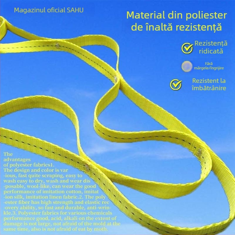 Sahu centură de siguranță pentru alpinism outdoor: curea din poliester, frânghie de siguranță din poliester, lungimea frânghiei > 3 m, tip: centură de șezut