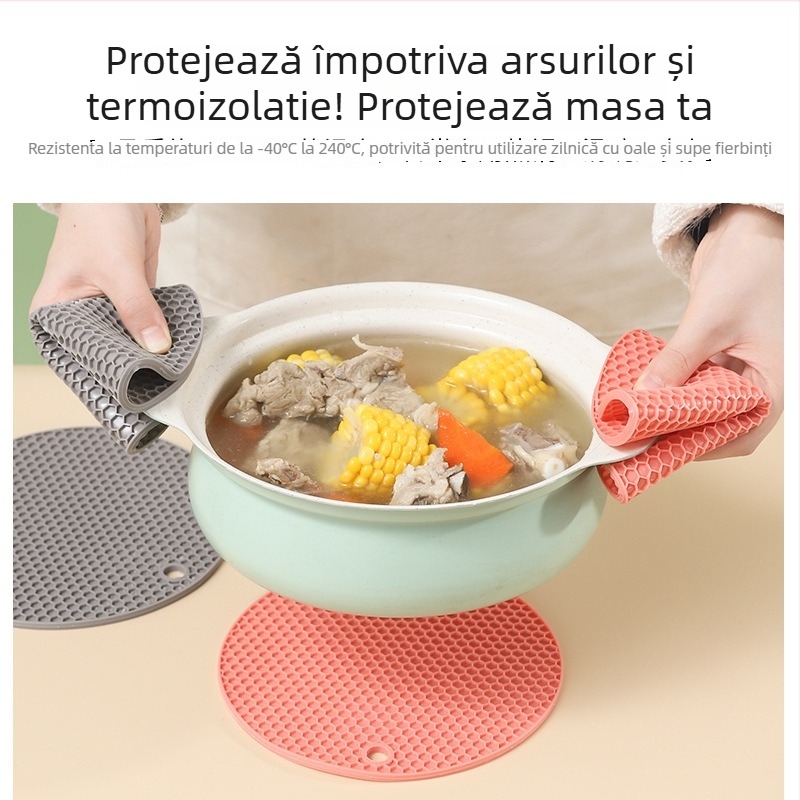 Covoraș izolant din silicon pentru uz casnic – izolație termică, fără personalizare, fără posibilitate de logo