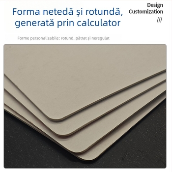 Suporturi pentru pahare din hârtie absorbentă, rotunde, culoare solidă, stil minimalist modern, material: hârtie, lansate în 2025.