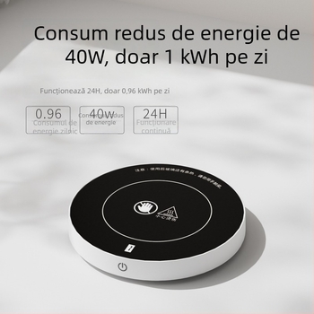 Distribuitor de apă din ceramică pentru animale de companie cu încălzire la temperatură constantă în iarnă și filtrare în circuit; potrivit pentru pisici și câini. Model LE-CF-01
