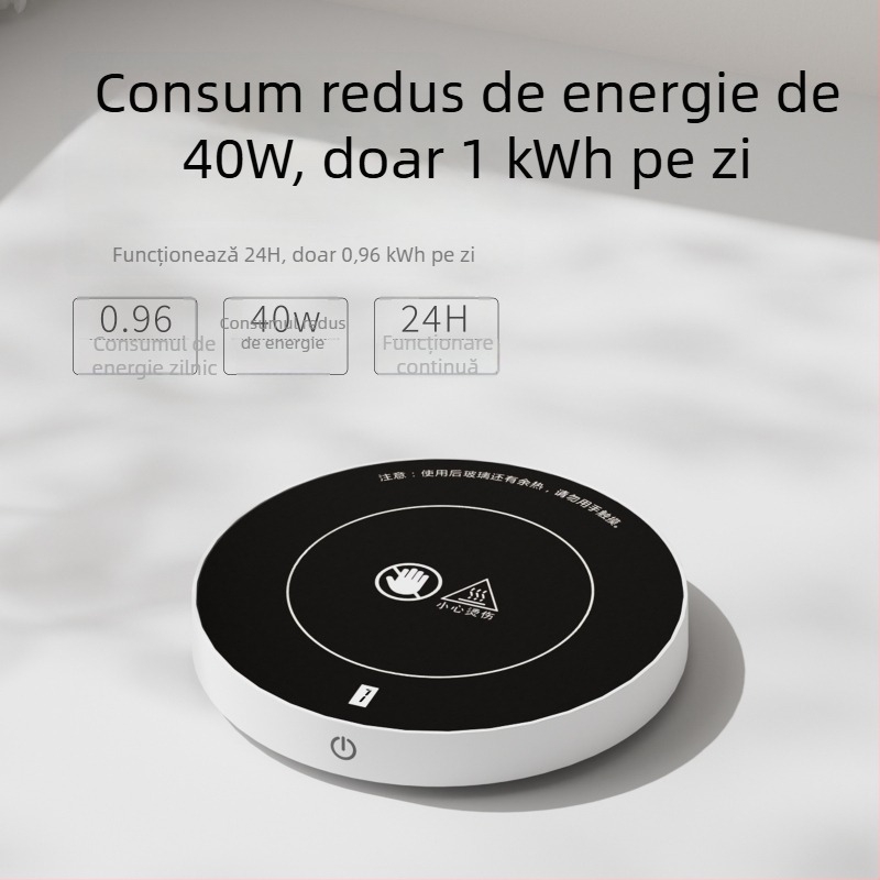 Distribuitor de apă din ceramică pentru animale de companie cu încălzire la temperatură constantă în iarnă și filtrare în circuit; potrivit pentru pisici și câini. Model LE-CF-01