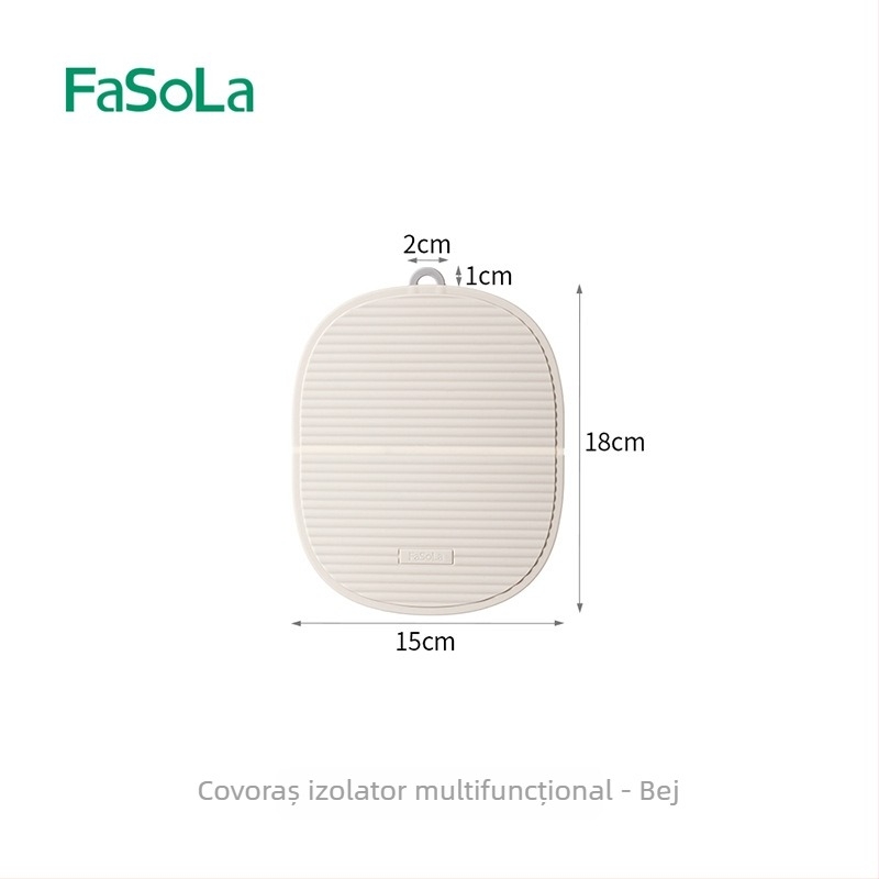FaSoLa covoraș din silicon – izolare termică, protecție la arsură, antiderapant, formă neregulată