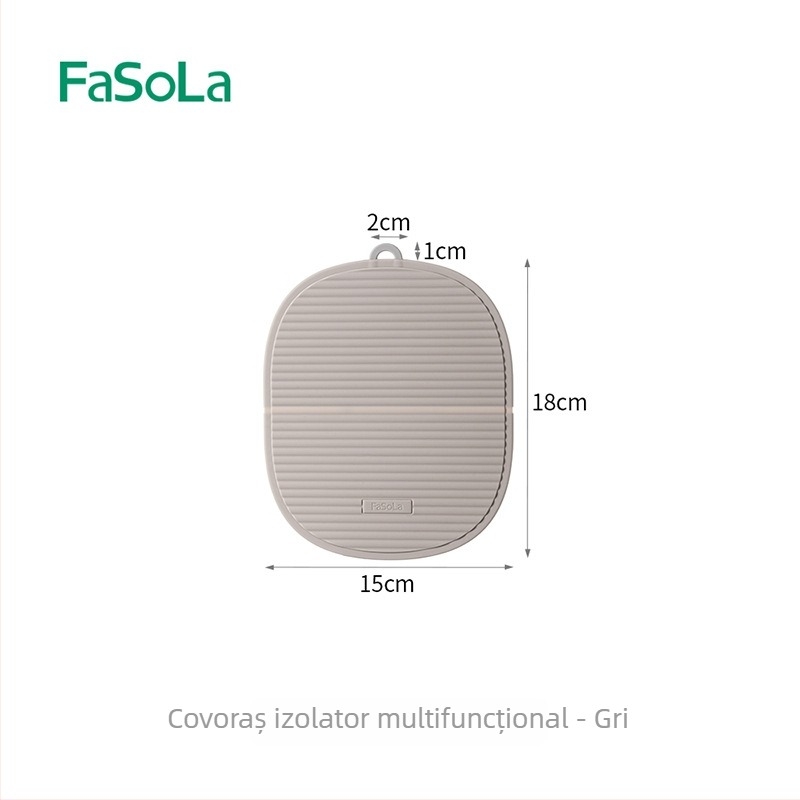 FaSoLa covoraș din silicon – izolare termică, protecție la arsură, antiderapant, formă neregulată