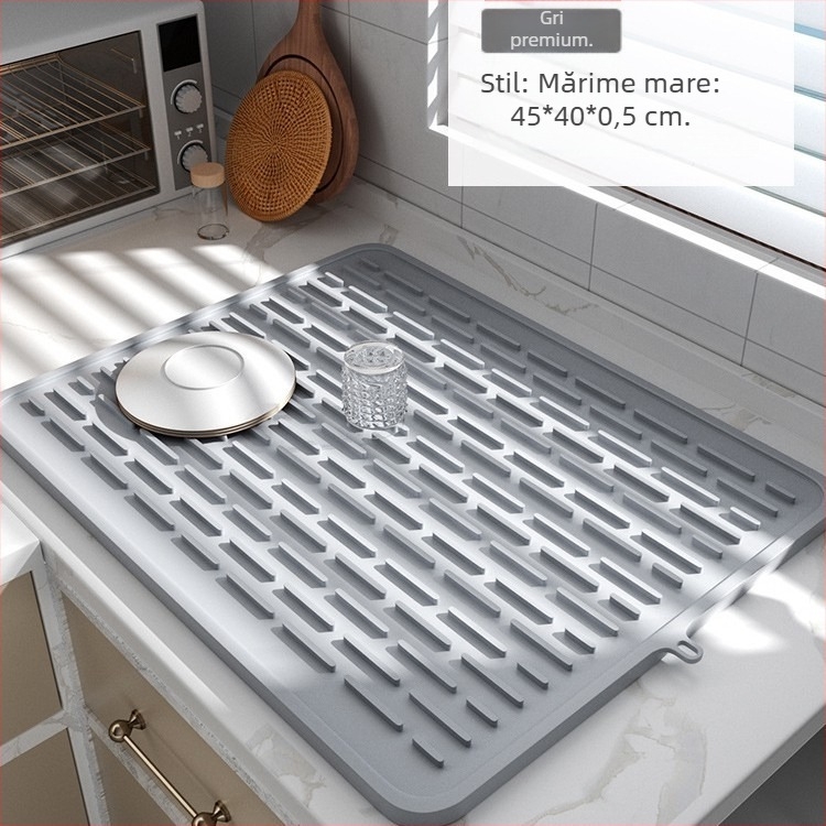 Covoraș din silicon pentru bucătărie, pătrat, antiderapant, rezistent la temperaturi înalte, protecție împotriva arsurilor