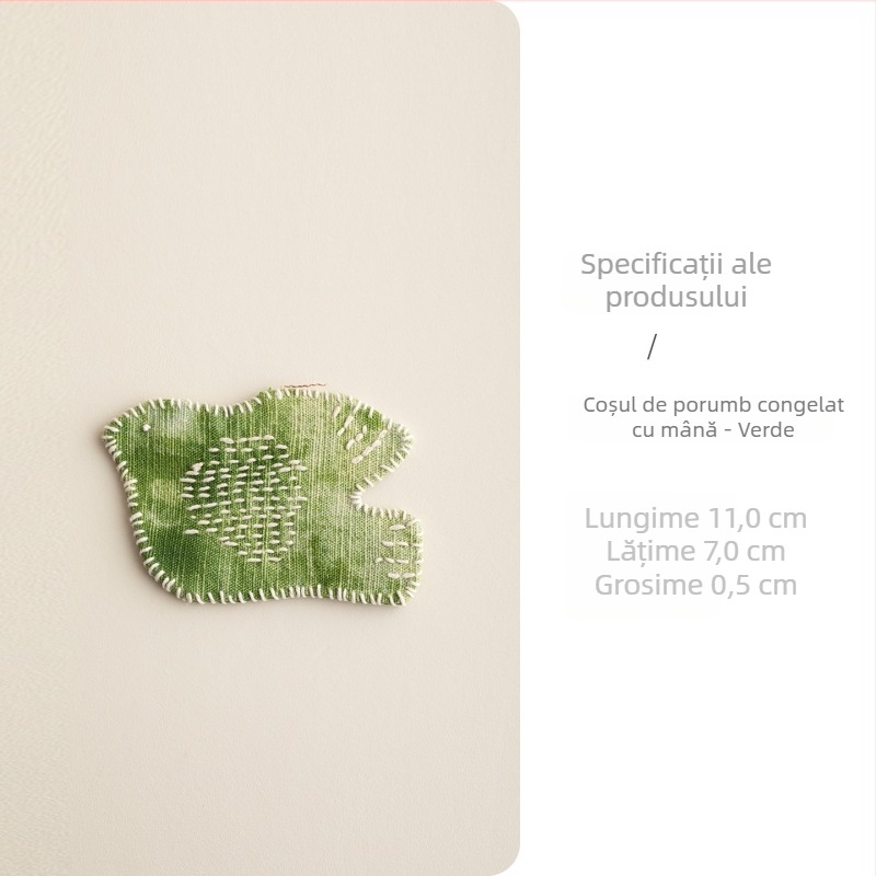 Suport de ceai din material textil cu pasăre brodată — stil Nou Chinezesc, imprimare logo disponibilă, lansare în 2025