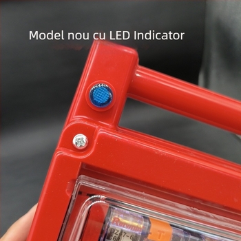 Cutie portabilă de distribuție a energiei pentru șantier, 8 circuite, mobilă, IP22, carcasă ABS, 10 A