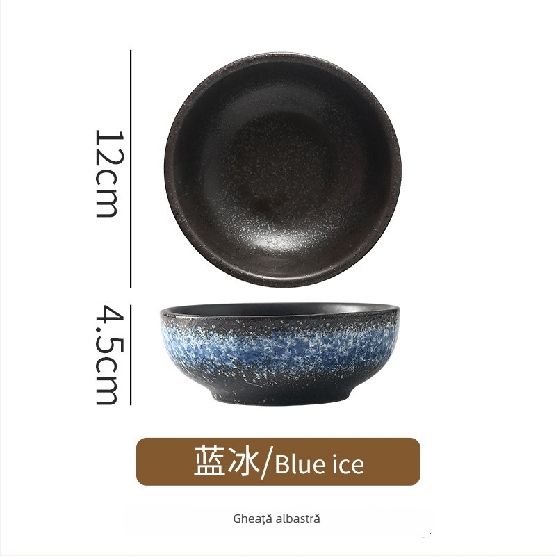 Bol de porțelan rotund — stil retro, finisaj sub glazură, imprimare logo, personalizabil