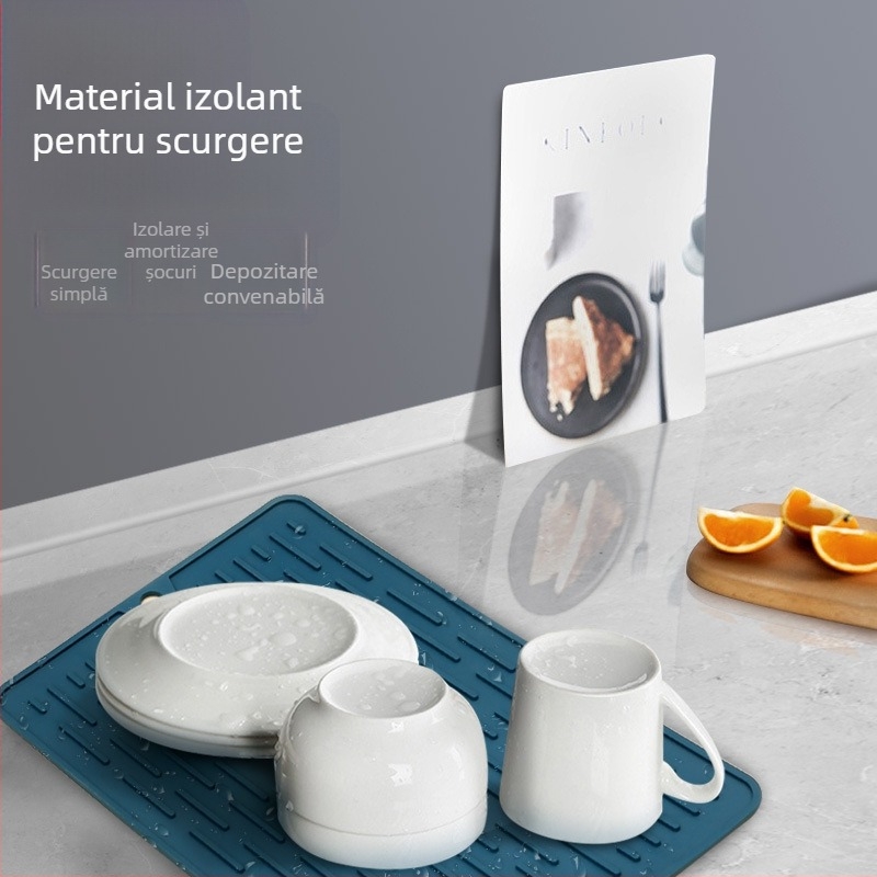 Covoraș termic pentru masă, pătrat, din TPR, model solid, lansat în 2022