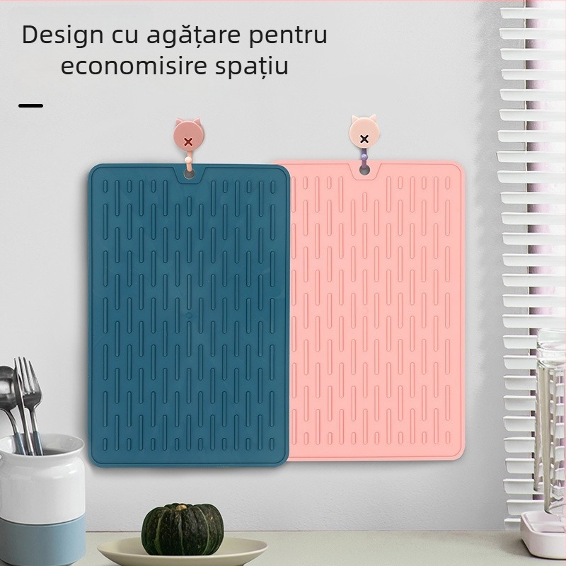 Covoraș termic pentru masă, pătrat, din TPR, model solid, lansat în 2022