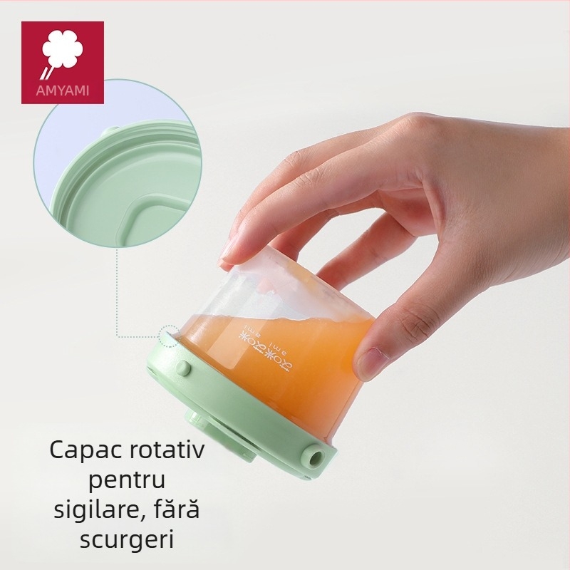 Amy Set de cutii pentru depozitare hranei de bebeluș – portabil cu capac, material PP, menține hrana proaspătă în frigider, pentru vârsta 4 luni–3 ani